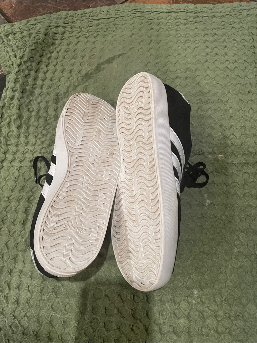 adidas Black and White Low-Top Sneakers - Picture 3 of 5